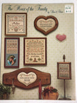 Bea & Chris, Vintage 1987 The Heart of the Family by  Studio Seven Counted Cross Stitch Design Booklet