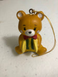 Brown Teddy Bear Band Member with Cymbals Vintage Ornament Figurine