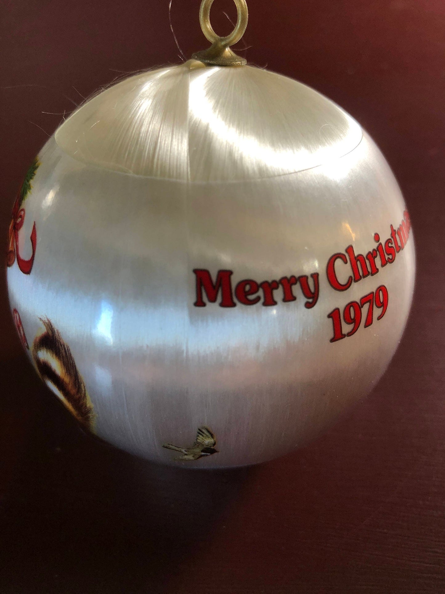 Hallmark, To A Special Teacher, Dated 1979, Satin Ball Ornament, QX2139