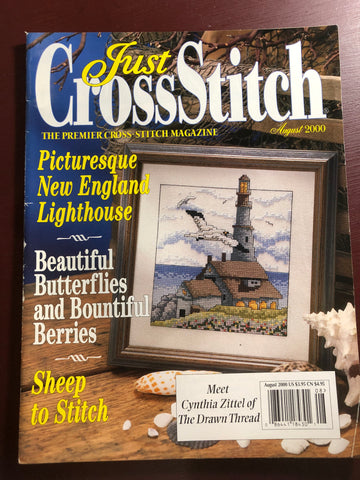 Just Cross Stitch Magazines 2000, August, Picturesque New England Lighthouse