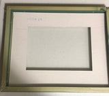 Spruce Color Frame with Double Mat Sandstone / Spruce 8 by 10 inch Nice frame for your project