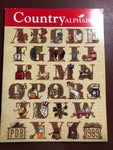 Just Cross Stitch Country Alphabet Vintage 1989 Counted Cross Stitch Pattern Book