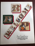 Just Cross Stitch Country Alphabet Vintage 1989 Counted Cross Stitch Pattern Book