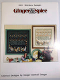 Ginger & Spice, Stitcher Sampler*, Charted Designs by Ginger Duncull Gouger Vintage 1985 Counted Cross Stitch Pattern 8905 OOP