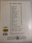 Ginger & Spice, Stitcher Sampler*, Charted Designs by Ginger Duncull Gouger Vintage 1985 Counted Cross Stitch Pattern 8905 OOP