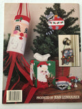 American School of Needlework Santa & Friends book 3062 Vintage 1989 by Darla Fanton plastic canvas