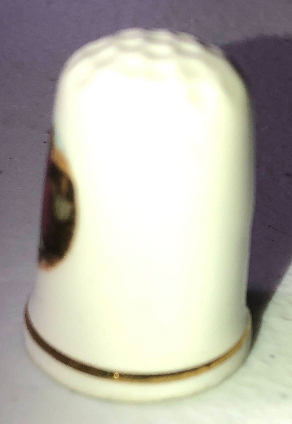 British Made Thimble Bone China Vintage Collectible Sewing Notions