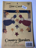 Star Catcher, Country Borders, What's Now, 72110 Iron on Fabric Vintage 1995, Appliqué Kit