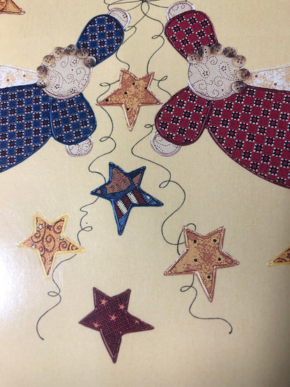 Star Catcher, Country Borders, What's Now, 72110 Iron on Fabric Vintage 1995, Appliqué Kit