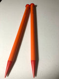 Pair of Red Heart Plastic Knitting Needles 19mm US 35