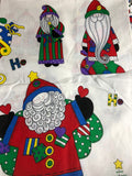Santa Fabric, 44 by 36 inches