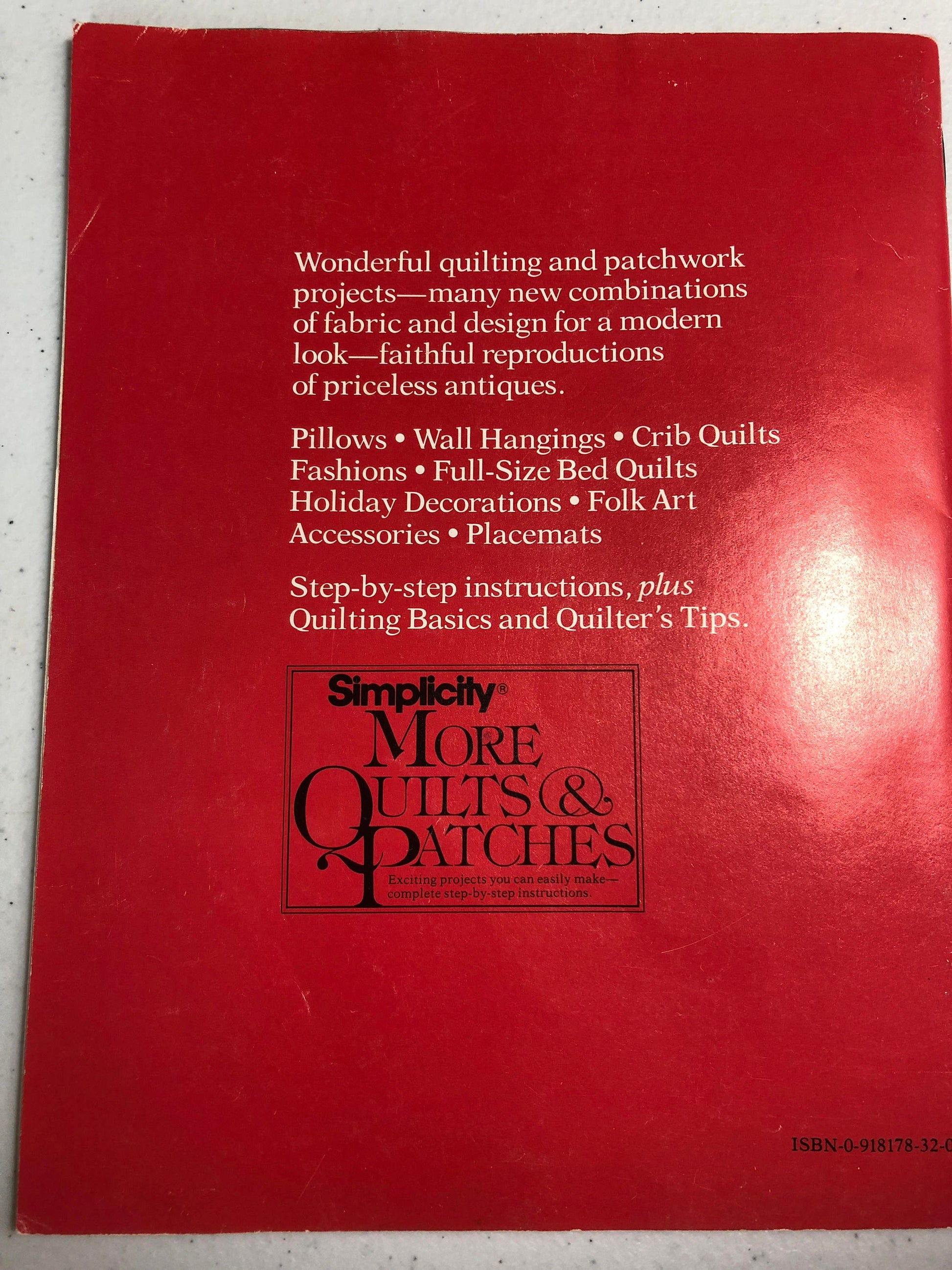 Simplicity, More Quilts and Patches, Exciting projects you can Easily make, Vintage, 1983