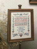 Vintage 1984 Country Friendship Samplers by Pat Waters Leaflet 85 Counted Cross Stitch Pattern Book