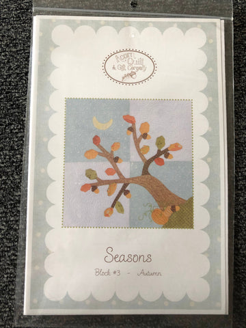 Acorn Quilt & Gift Company Seasons Block # 3 Autumn Quilt Pattern