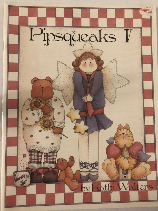 Vintage 1993 Pipsqueaks V Painting Patterns by Kathi Walters