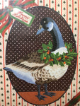 Needle Treasures, Holiday Goose, 12 by 16 inch, Crewel Kit
