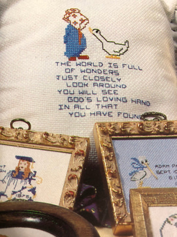 Gloria & Pat, Designs That Count" Vintage 1982 Book 6 for Counted Cross Stitch Pattern Booklet