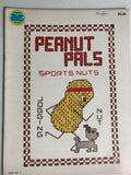 Peanut Pals, Set of Two, Nutty Ladies,Sports Nut, Vintage 1977, Very Hard to Find, Counted Cross Stitch Pattern Booklets