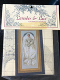Lavender & Lace, White Lace, Stitch Count 140 by 341, Vintage 1996, Counted Cross Stitch Pattern