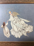 Lavender & Lace, Angel of Mercy, Stitch Count 260 by 257, Vintage, Counted Cross Stitch Pattern