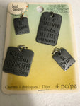 Vintage Gypsy Desert Charms Set of Four