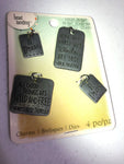 Vintage Gypsy Desert Charms Set of Four