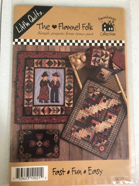 Little Quilts The Flannel Folk Quilt Pattern