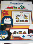 Stoney Creek Collection, Things That Go, Train/Airplane, Book 178, Vintage 1997, counted cross, stitch pattern book, (Hard to Find!)