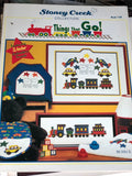 Stoney Creek Collection, Things That Go, Train/Airplane, Book 178, Vintage 1997, counted cross, stitch pattern book, (Hard to Find!)