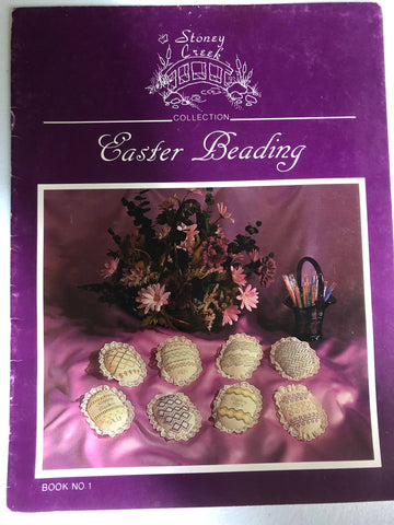 Stoney Creek Collection, Easter Beading, Easter, Book 1, Vintage 1984, counted cross, stitch pattern book