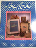 Alma lynn Designs, "A Country Sampler" Vintage 1986, Counted Cross Stitch Pattern Book