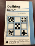 Storey Garden Way Quilting Basics Bulletin A-109 Vintage 1989 Instruction Booklet
