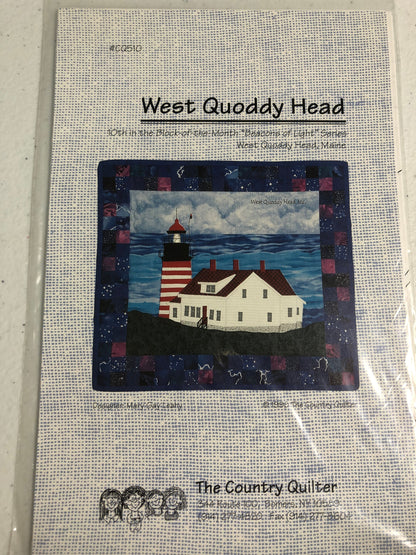 The Country Quilter, West Quoddy Head, Maine, 10th in a, Block of the Month, Beacons of Light Series, Quilt Pattern