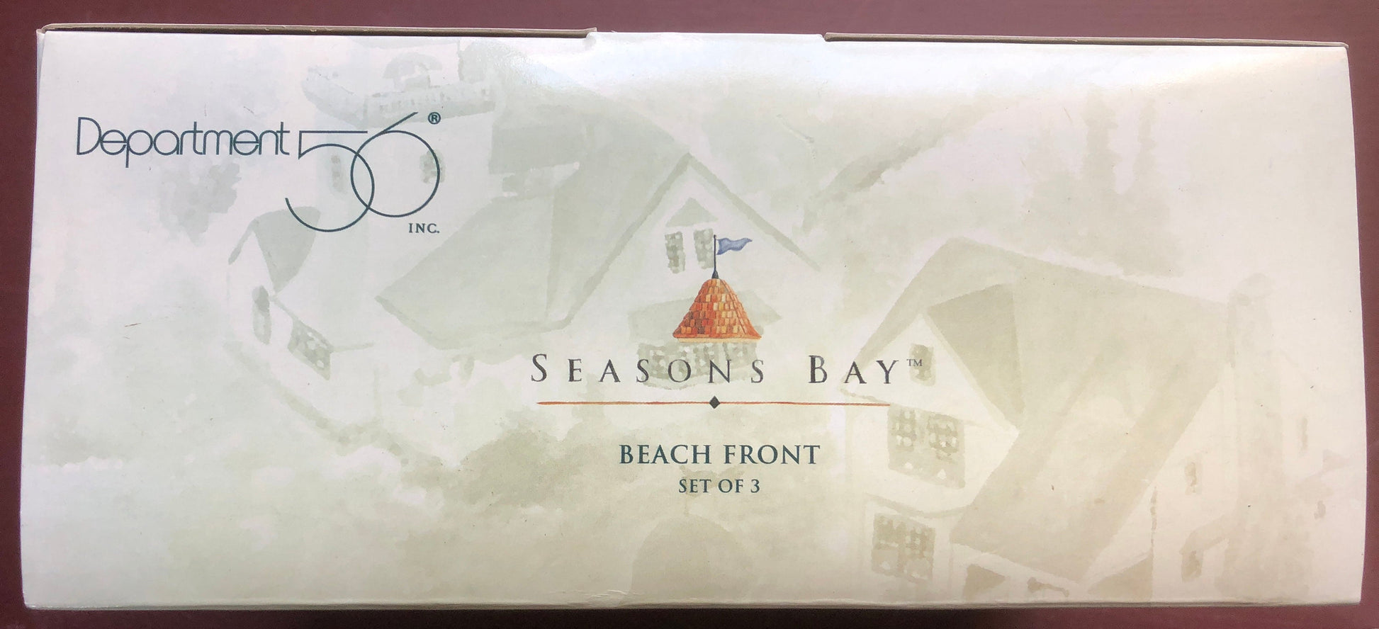 Department 56, Season's Bay, Beach Front, Set of 3, 53355, Collectible Buildings, NIB*