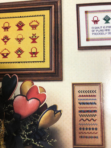 Thread Connections, Cottage Keepsakes, MJ 851, Vintage 1985, Counted Cross Stitch Pattern Book