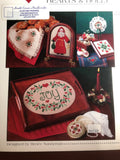 The Need'l Love Company, Hearts & Holly, Designed by, Renee Nanneman, Vintage 1988, Counted Cross Stitch, Pattern Book
