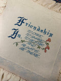 Homestead Designs PRESENTS, Friendship Is..., Leaflet No 3, Vintage, 1982, Counted Cross Stitch Pattern Book