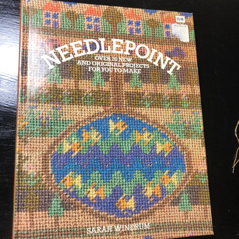 Needlepoint, 20 Beautiful, Needlepoint Projects, Vintage, 1980 Needlepoint Pattern Book