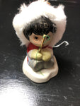 Jolly Jingles, Collector Bell Ornament, Hand Painted Porcelain Bisque