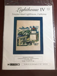 S.P. Ink, Lighthouse IV, Trinidad Head, Lighthouse, California, Vintage, Counted, Cross Stitch Pattern, Stitch Count, 122 by 121