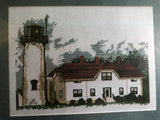 S.P. Ink, The Lighthouse, Chatham Light, Cape Cod, Massachusetts, Vintage, Counted, Cross Stitch Pattern, Stitch Count, 198 by 142