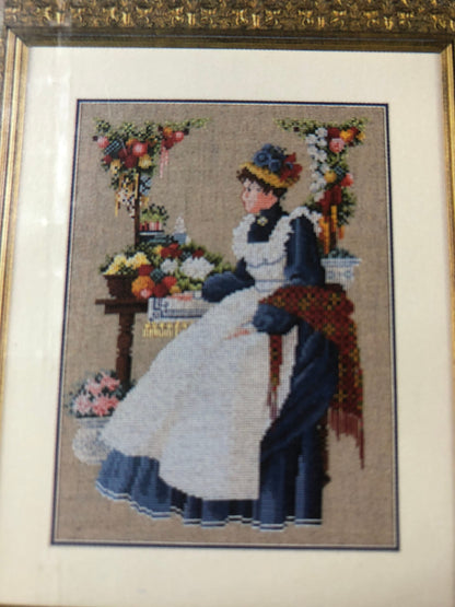 Lavender & Lace, County Fair, Vintage, Counted Cross Stitch Pattern