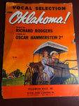 Oklahoma, Vocal selection, Richard Rogers, Oscar Hammerstein 2nd, Vintage 1943, Sheet Music, Williamson Music Inc, New York*
