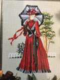 Ginger & Spice, The Silk Parasol, Charted Designs by Ginger Gouger Vintage 1995, Counted Cross Stitch Pattern 9504*