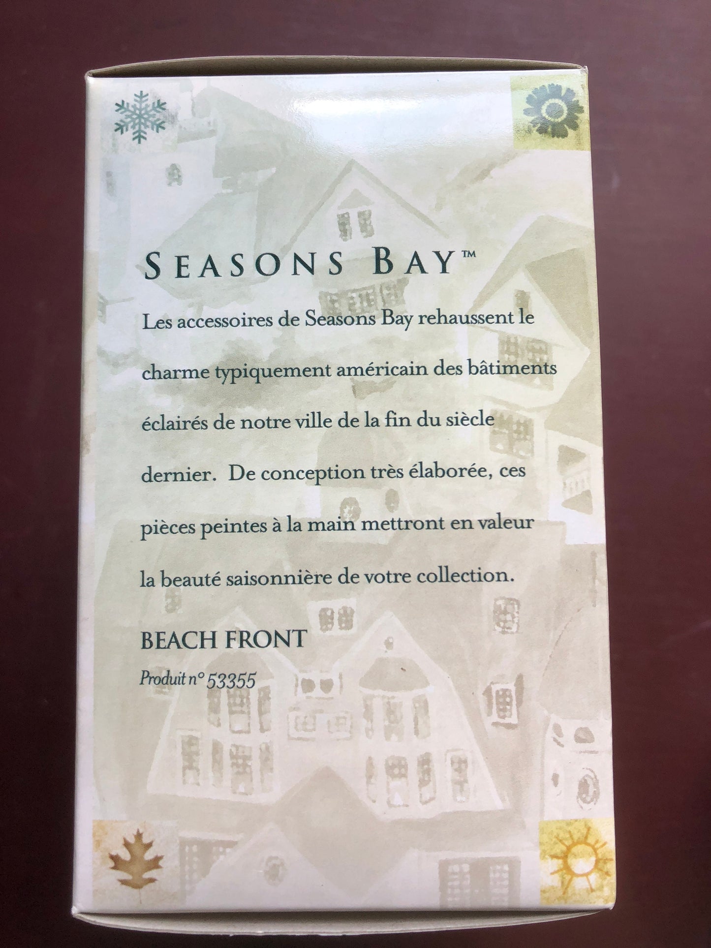 Department 56, Season's Bay, Beach Front, Set of 3, 53355, Collectible Buildings, NIB*