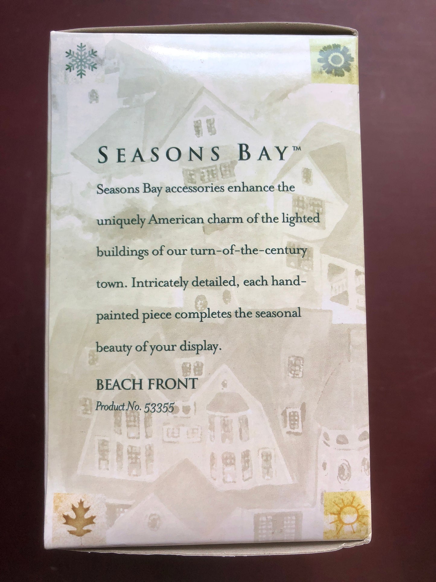 Department 56, Season's Bay, Beach Front, Set of 3, 53355, Collectible Buildings, NIB*