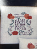 Bent Creek, Count Your Blessings, Book Number BC1005, Vintage 1995, Counted Cross Stitch Pattern