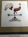 S.P. INK Weathervane 1, The Rooster, Vintage 1999 Counted Cross Stitch Pattern, 115w by 141h