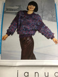 Fashion Knitting Calendar, Vintage 1987, Knitting Calendar