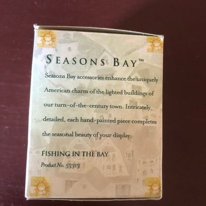 Department 56, Season's Bay, Fishing in the Bay, 53313, Collectible, NIB